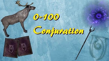 Skyrim How To Get Level 100 Conjuration SUPER FAST!!!