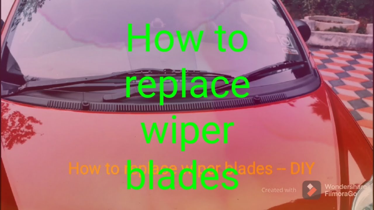 How to replace windshield wiper blades on your car easy way DIY chevroletspark YouTube