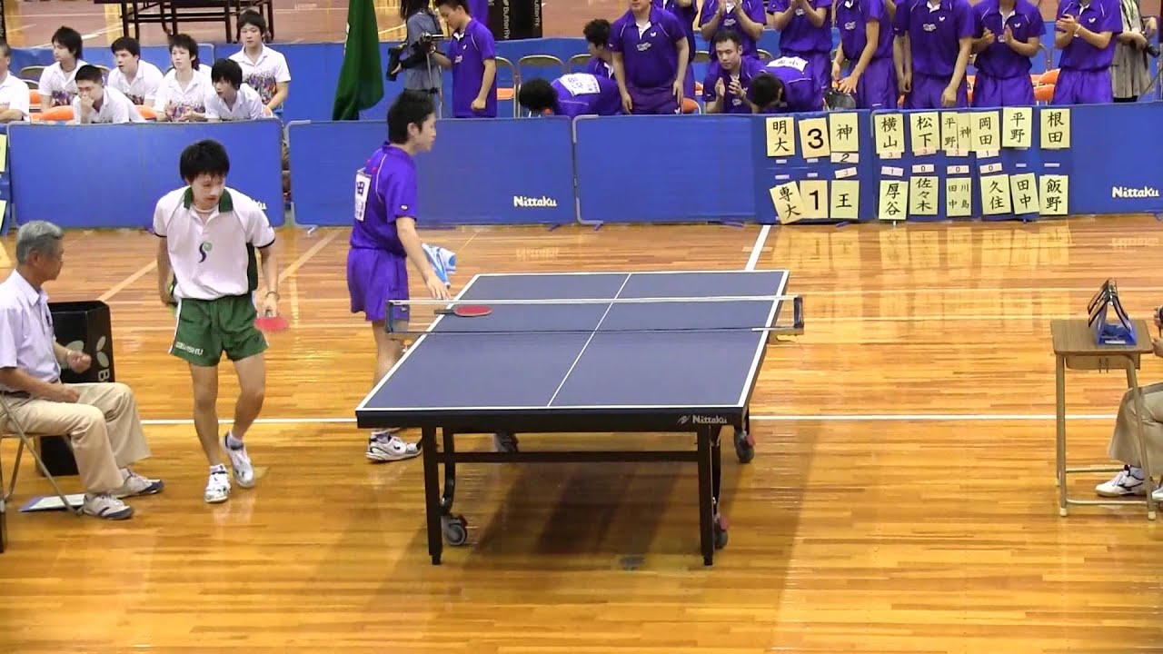Table Tennis 岡田崚 × 久住昭博　関東学生卓球2012-510
