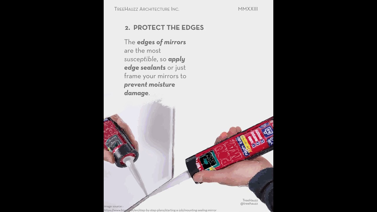 Tips to Prevent Desilvering of your  Mirrors Architecturally