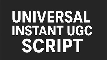 🥶 DEX INSTANT UGC UNIVERSAL SCRIPT 🔥 FREE & UNLIMITED