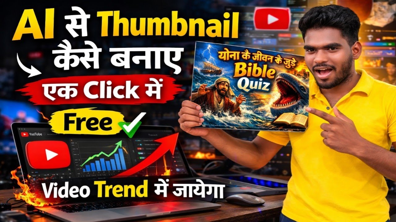 AI Se Thumbnail Kaise Bnaye | Thumbnail Kaise Bnaye | Free Thumbnail AI Generator 