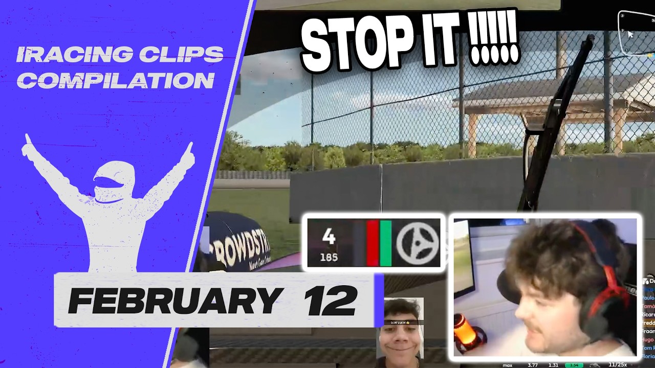 12 февраля | Подборка видеороликов из iRacing