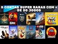 Contas gratis steam com  de 500 jogos  de 1000 reais na conta