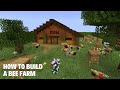 [Minecraft] How to Build a Bee Farm/ミツバチ農場の作り方 [Tutorial]