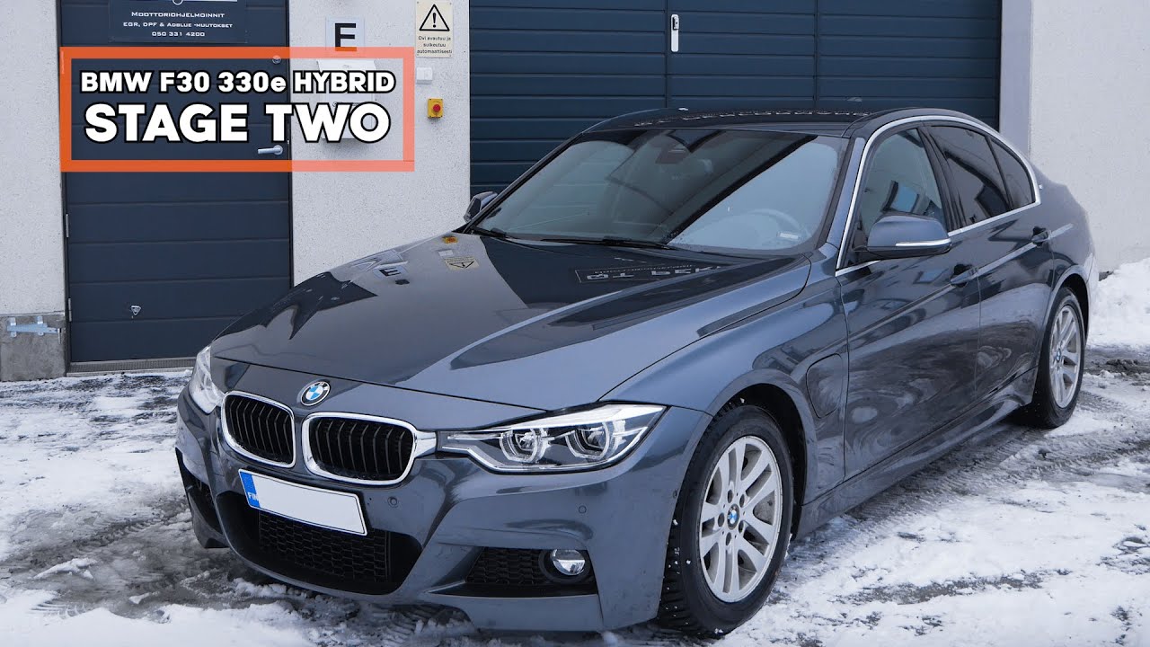 BMW F30 330e Hybrid | QT Stage 2 virityspaketilla - YouTube