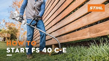 How to Start: FS 40 C-E | STIHL Tutorial