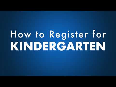 Video: How To Register A Child In Kindergarten