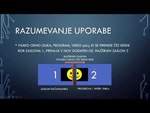 Kako nastavimo razširjen zaslon