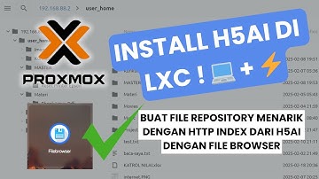 H5ai + File Browser di Home server | Tanpa Ribet Menggunakan SSH/WINSCP/IP PUBLIK Part 2