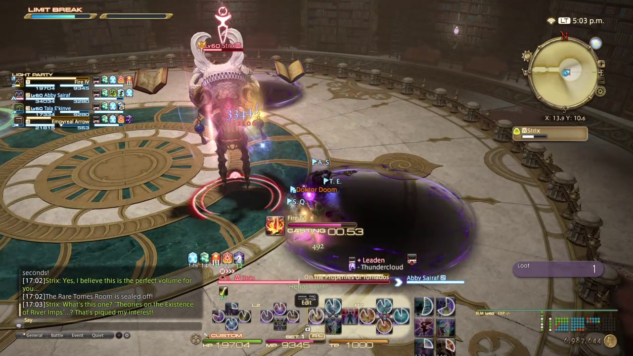 Patch 3.45, 1230 spell speed, Great Gubal Library Hard final boss