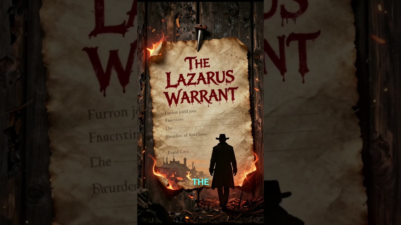 Lazarus Warrant: Lawman Rising Among The Dead To Enforce Justice 