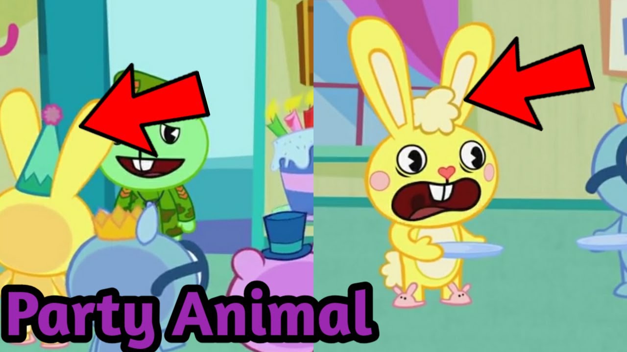 Party animal - Curiosidades y Errores [Happy Tree Friends] - YouTube
