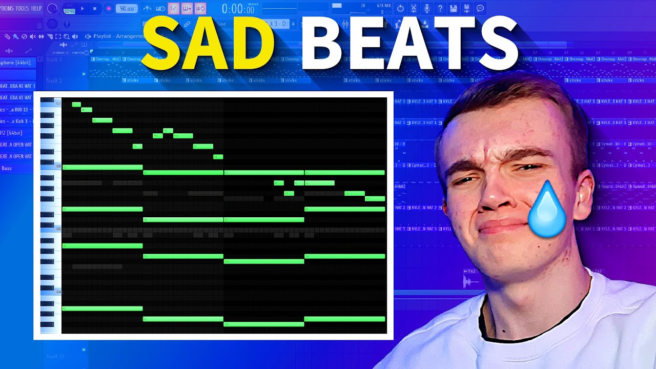 HOW TO MAKE A BEAT FOR A SAD SONG!!! (FL Studio Tutorial) - YouTube