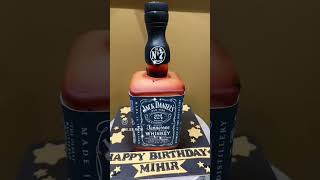 Jack Daniels Bottle Cake How To Make Jack Daniels Bottle Shaped Cake