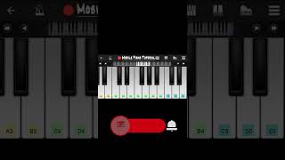 Bin Tere Sanam Song | Easy Mobile Perfect Piano Tutorial | Hindi Music | Walkband App #shorts