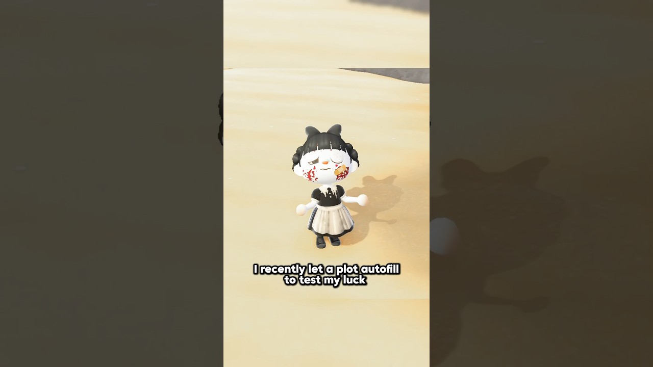 Letting a plot autofill once again in ACNH 🤦🏻‍♀️ 