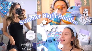 SUMMER NIGHT ROUTINE | relaxing & self-care