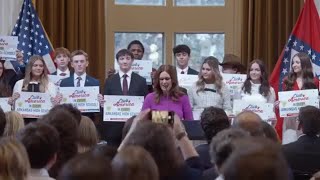 Presser: Gov Sarah Sanders and Turning Point USA’s Erika Kirk