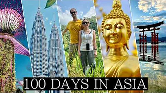 NEW! Singapore to Tokyo in 100 Days: EPIC Travel Vlog | Malaysia, Indonesia, Thailand, Japan