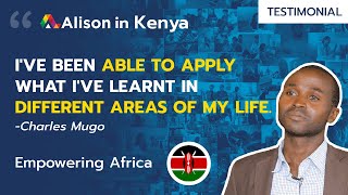 Alison’s Free Online Courses are Worth It | Testimonial by Alison Graduate Charles Mugo
