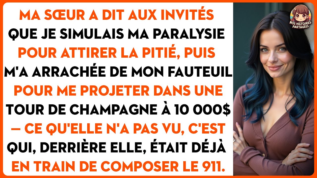 Ma sœur a dit aux invités que je simulais ma paralysie pour attirer la pitié...