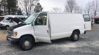 2001 Ford E150 175K Fleet Maintained