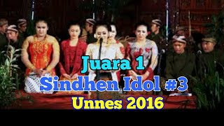 Juara I Sindhen Idol#3 Unnes 2016