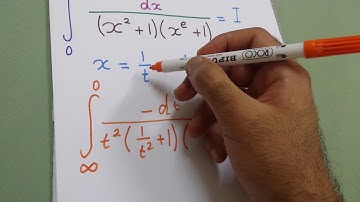 Integral of 1 / [ ( x^2 + 1 )( x^e + 1 ) ] from 0 to infinity