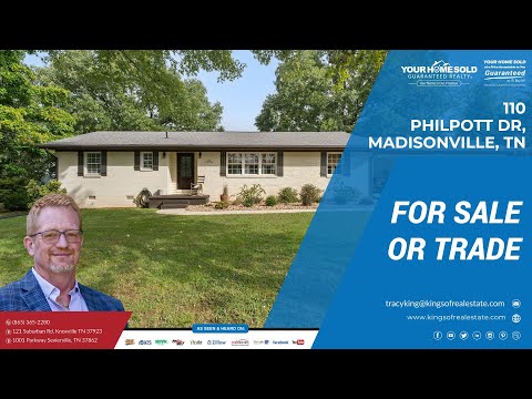 110 Philpott Dr, Madisonville, TN home video tour