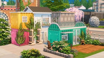 Spring Tiny Containers 🌷 // The Sims 4 Speed Build