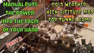 Unlock The Power: DIY Manual Choke For Big Block Fords With Tunnel Ram Setup!  (part 2)