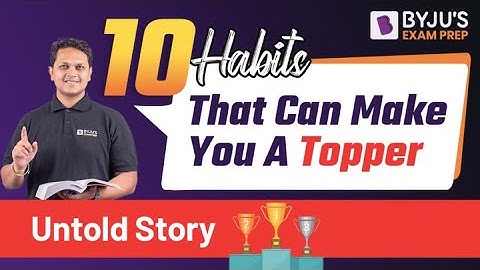 10 Habits That Can Make You GATE 2023 Topper | How to Prepare for GATE 2023 Exam | BYJU
