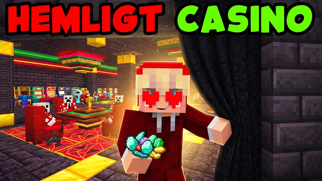 Jag Öppnade ett Hemligt Casino i Minecraft…