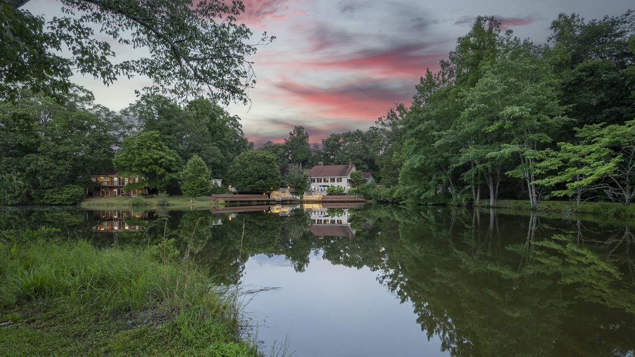 Gated, Lakefront Estate on 24+ acres in Winston Salem!