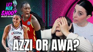 WNBA DRAFT DRAMA! Azzi Fudd or Awa Fam, who should Dallas pick FIRST??