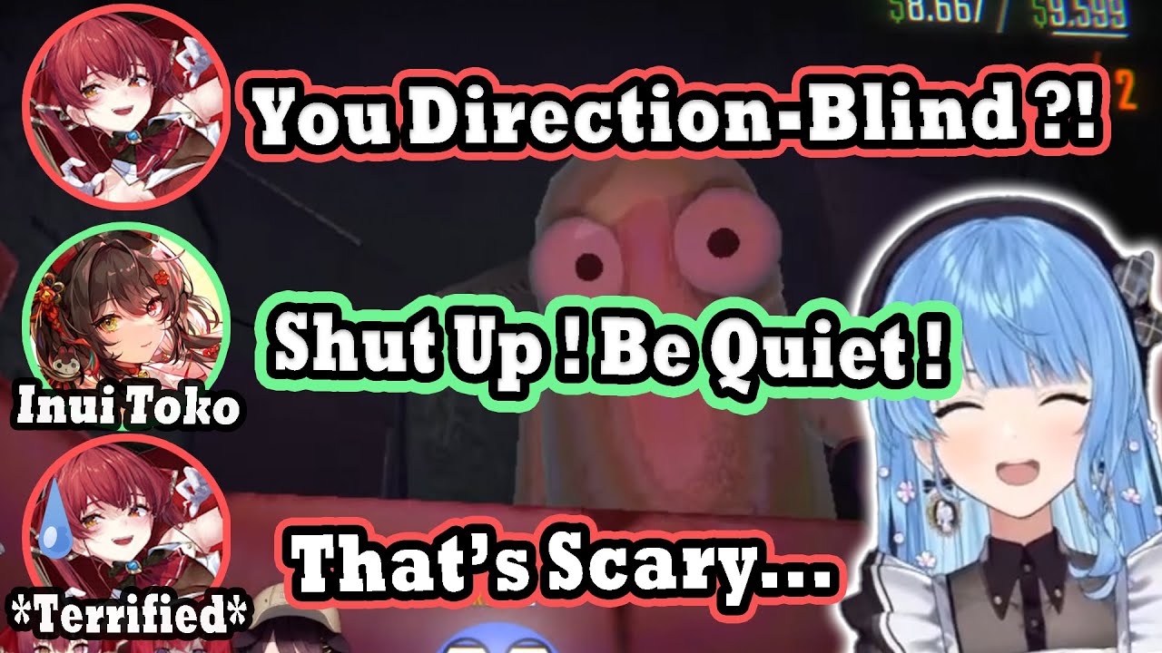 Marine Panics when Her "Crash out" Got Countered By NIJISANJI Grils Toko & Ange