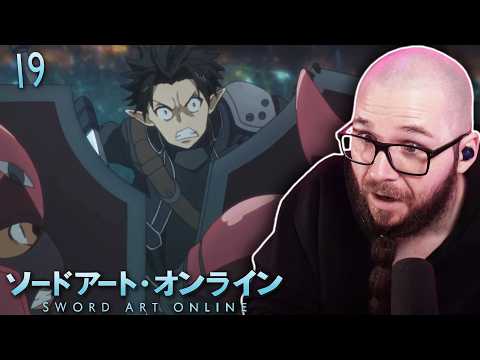 He Transformed Into A Literal RAID BOSS?! (SAO Ep 19 Reaction)