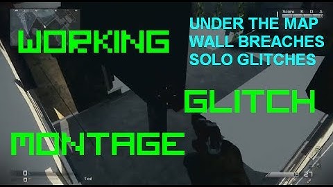 Call of Duty Ghosts Glitches: Solo Glitch Montage - All Working (Under map, Wall Breaches, + MORE!)