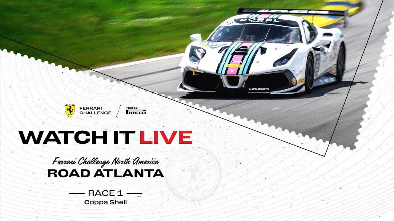 Ferrari Challenge North America Coppa Shell&AM – Road Atlanta, Race 1