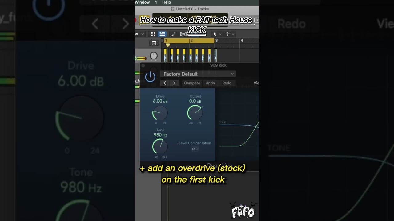 How to make a FAT TECH-HOUSE Kick. Logic Pro X (Pawsa, Fisher, Cloone style) 