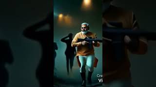 modi ji bne खलनायक 🤣🤣🤣 #funny #shorts #modi #army #jaishreeram