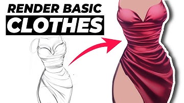How to QUICKLY Render BETTER Clothes!! (for beginners)