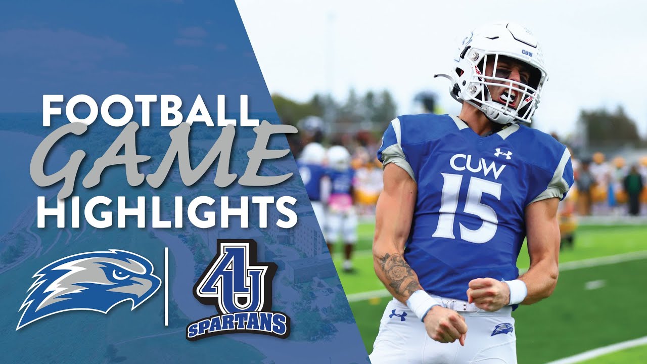 CUW Football Highlights vs. Aurora (Nov. 11, 2023) - YouTube