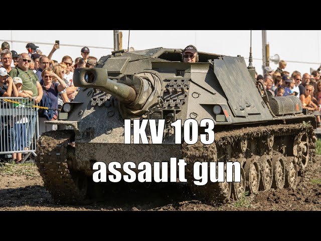 IKV 103 Assalt Gun - Cold War Era Swedish Tank - Arsenalen [4K