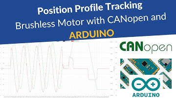 Position Profile Tracking for a Brushless motor using Arduino and CANopen with SOLO MINI