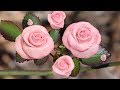 DIY Realistic Roses Out Of Clay | Beginner