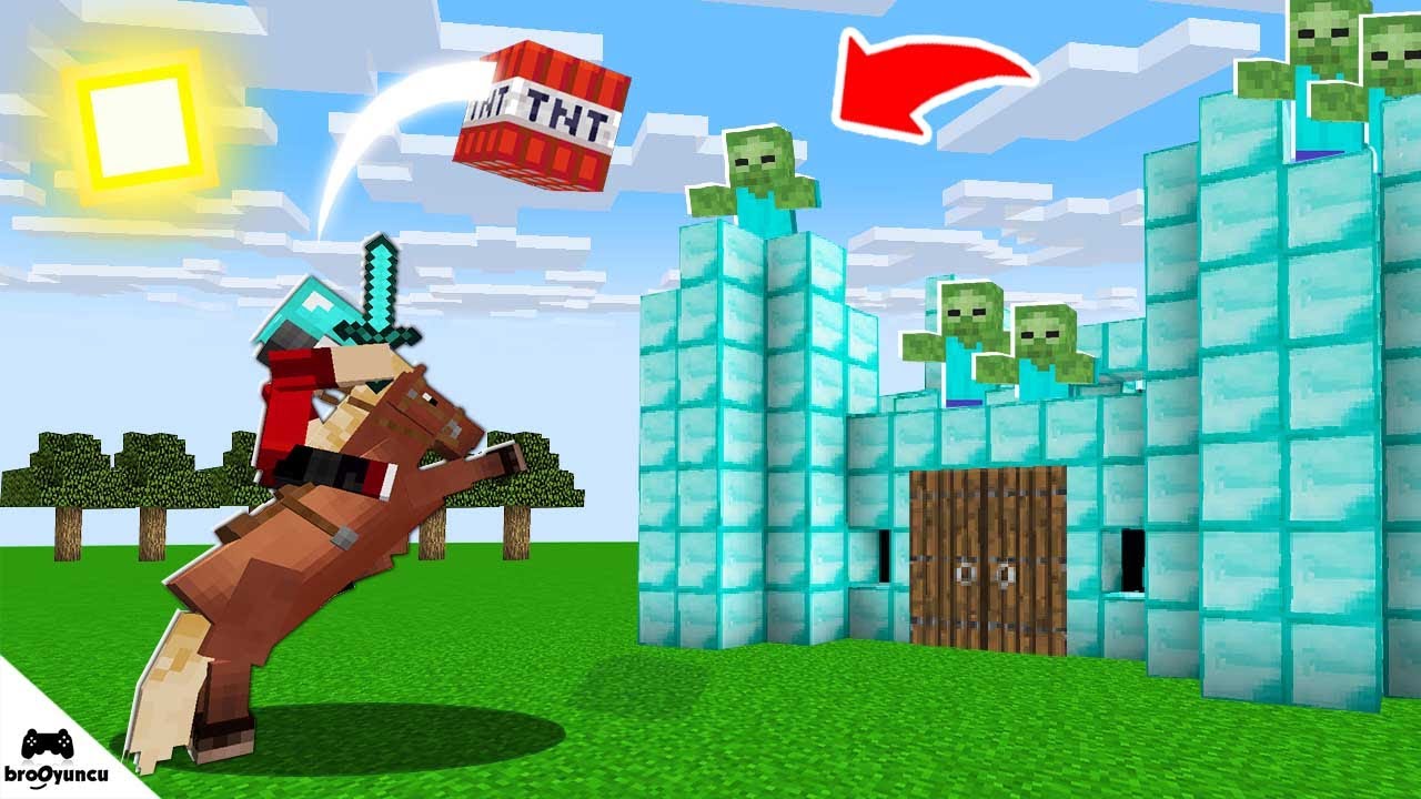 ZENGİN ELMAS KALESİ - MİNECRAFT