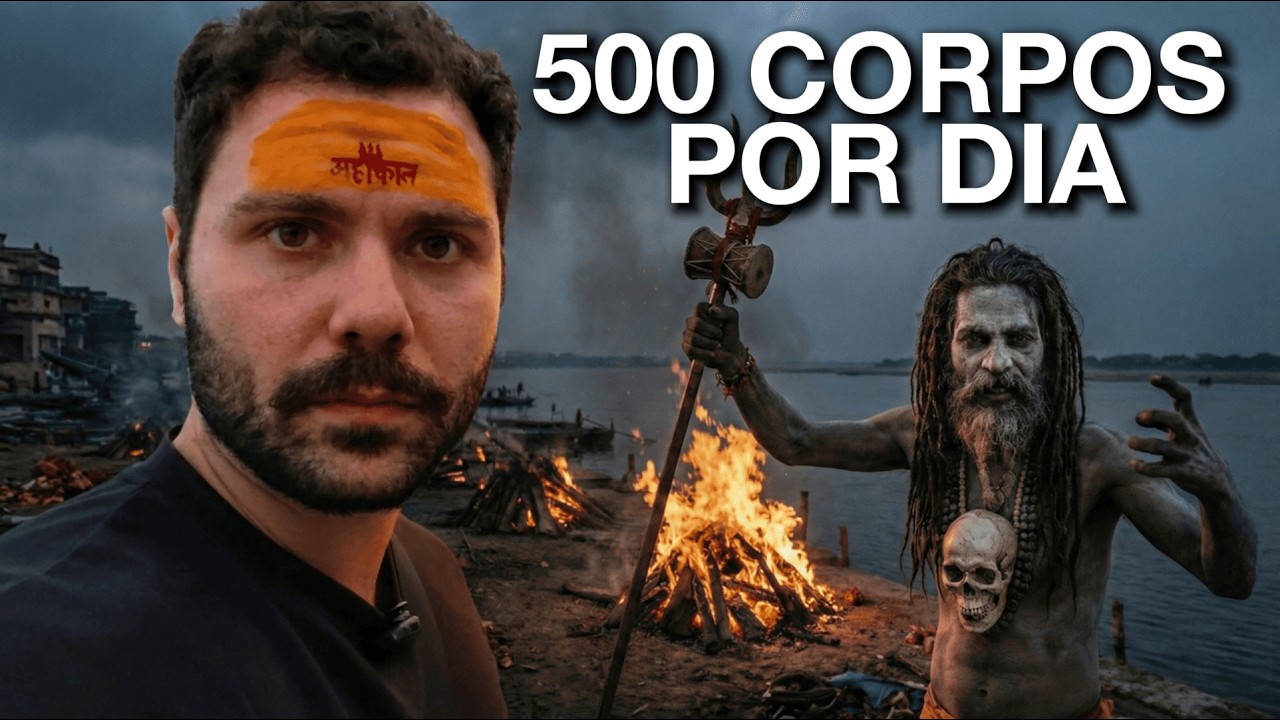 CIDADE DA MORTE na Índia (24h queimando corpos) 🇮🇳