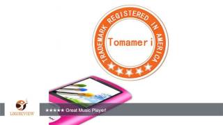 Tomameri - Compact and Portable MP3 / MP4 Player with Rhombic Button ( Including a 16 GB Micro SD
